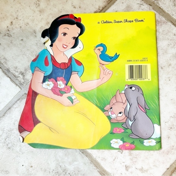 Disney Golden Books Snow White Beauty and the Beast Little Mermaid Pocahontas - Picture 13 of 13